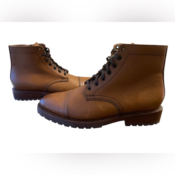 Thursday Boot Company Other - Thursday Boot Company Men's Major Zip-Up boots in Tan Cuero leather
